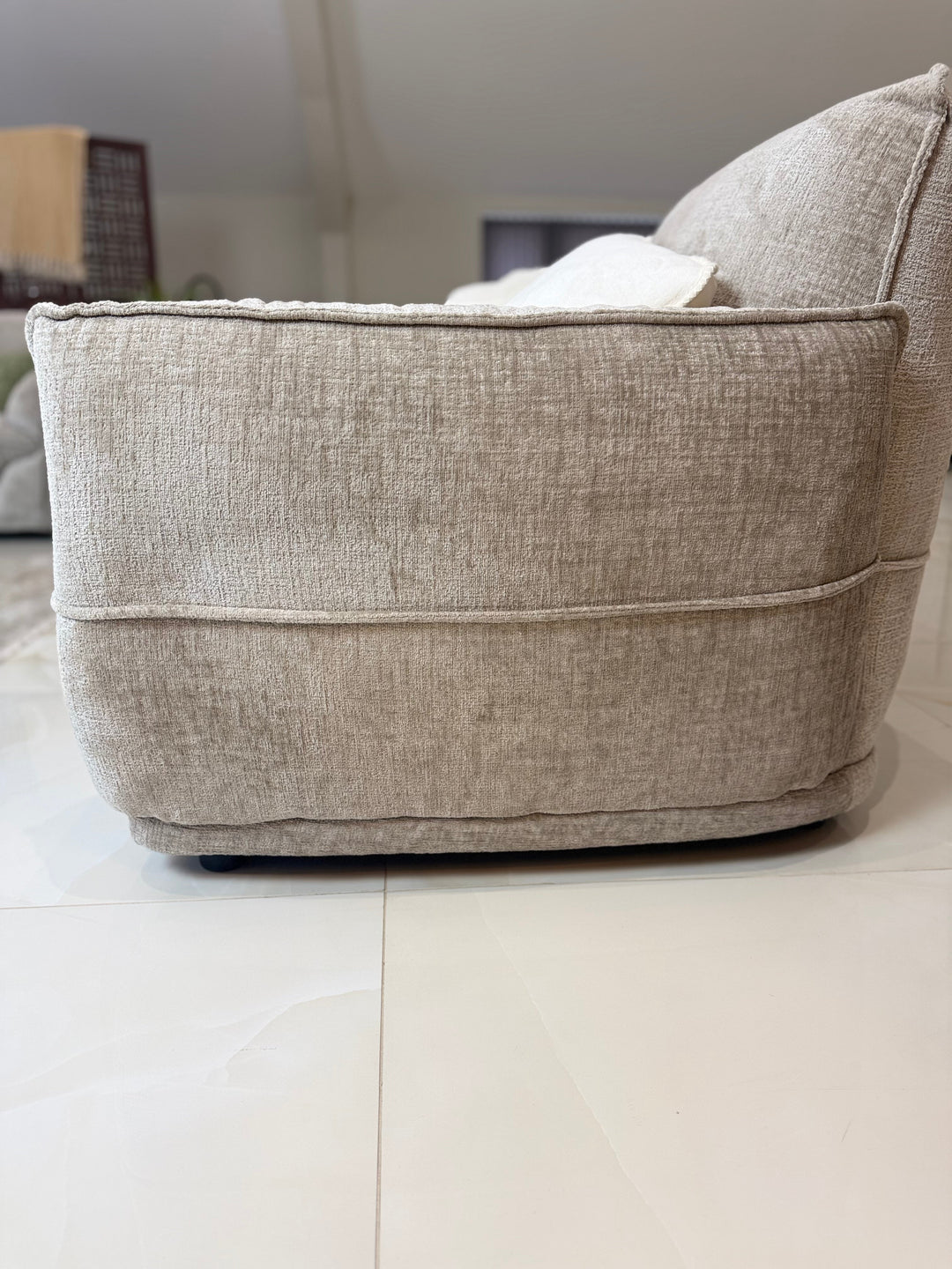 Angelo Sofa Beige 3 Seater