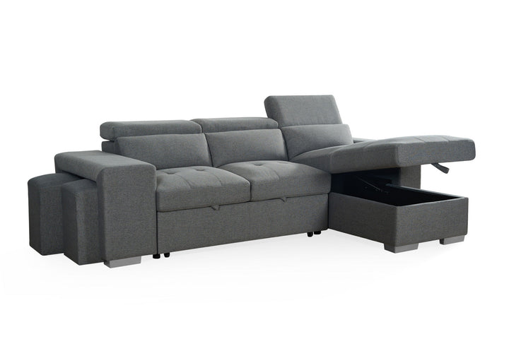 Artemis Sofabed Grey Universal Corner
