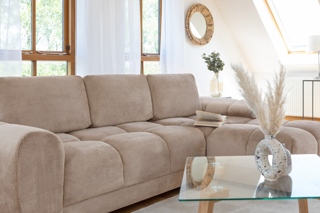 Azzuro Sofabed Mocha Universal Corner