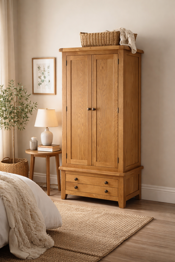 Torino oak Small Wardrobe