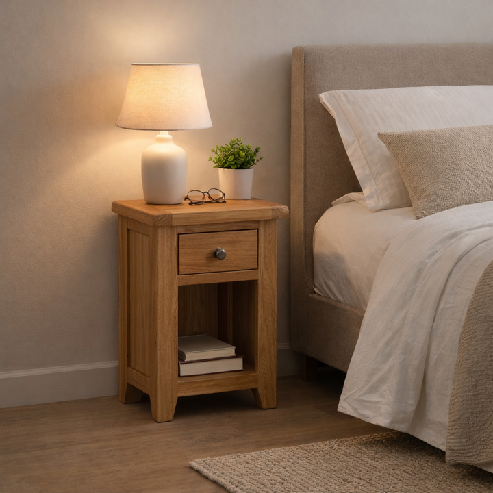 Torino oak BedsideDrawer