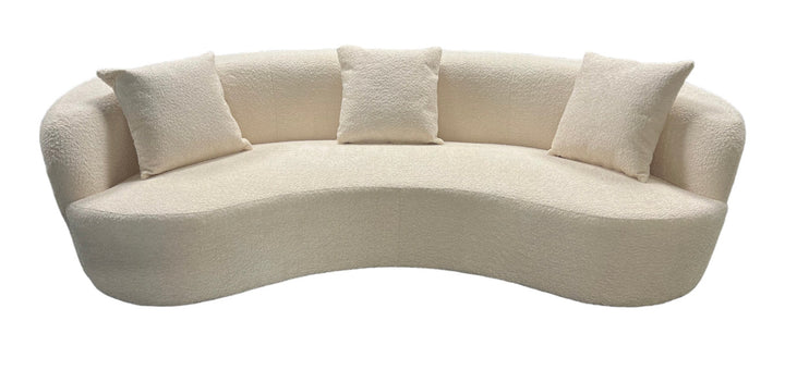 The Way Boucle Sofa Ivory 3 Seater