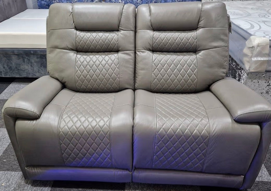 Electric Recliner Sofa 3+2 Seater Set with LED & USB Ports