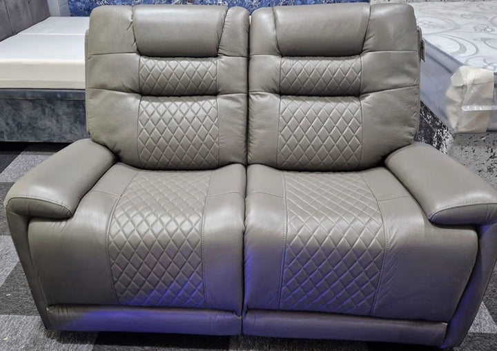 Electric Recliner Sofa 3+2 Seater Set with LED & USB Ports