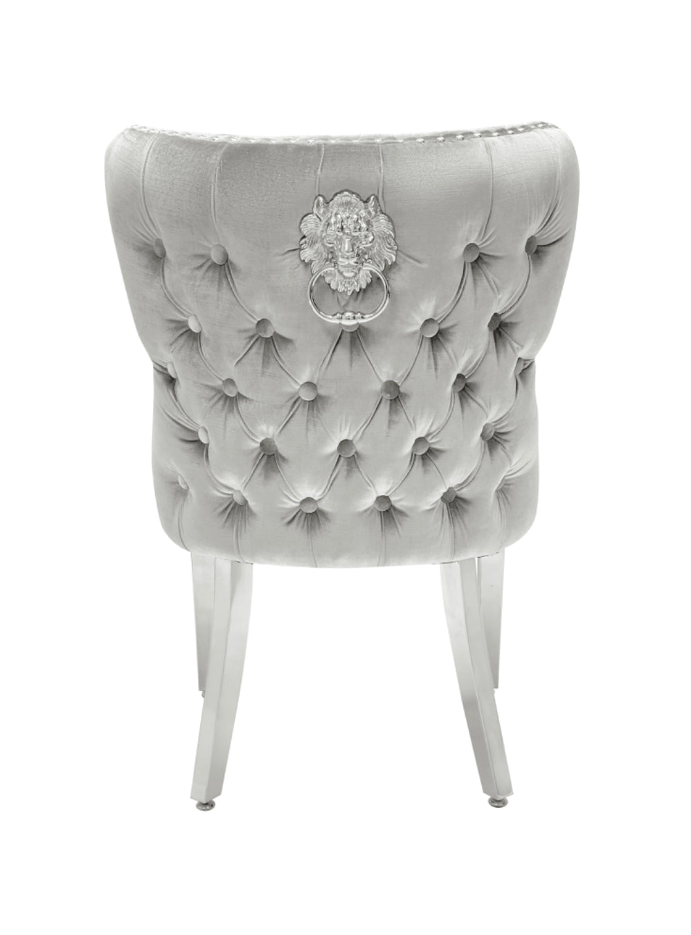 London  marble Dining Set with + Valentino Lion knocker chairs