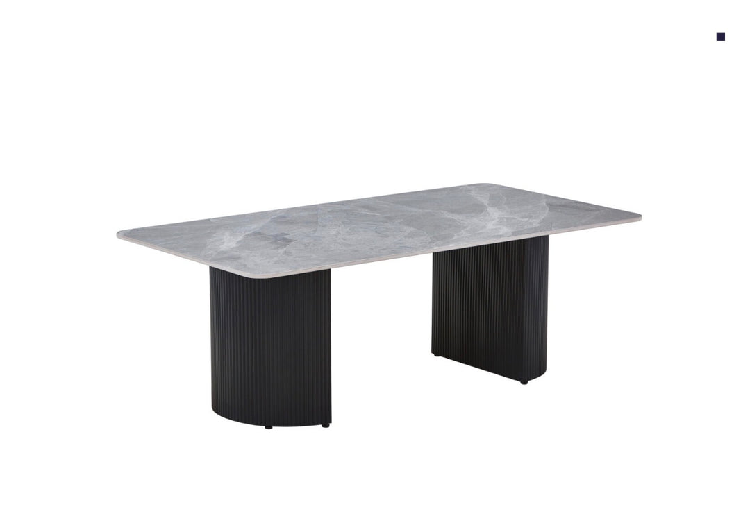 Olympia 160cm Grey  Ceramic Dining Table – Modern Dining Table