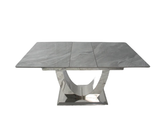 Extendable Table London Grey Ceramic