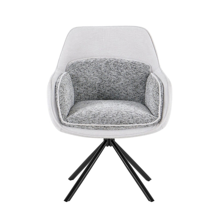 Florence Grey 360° Swivel Accent Chair| Minimum order 2 Chairs