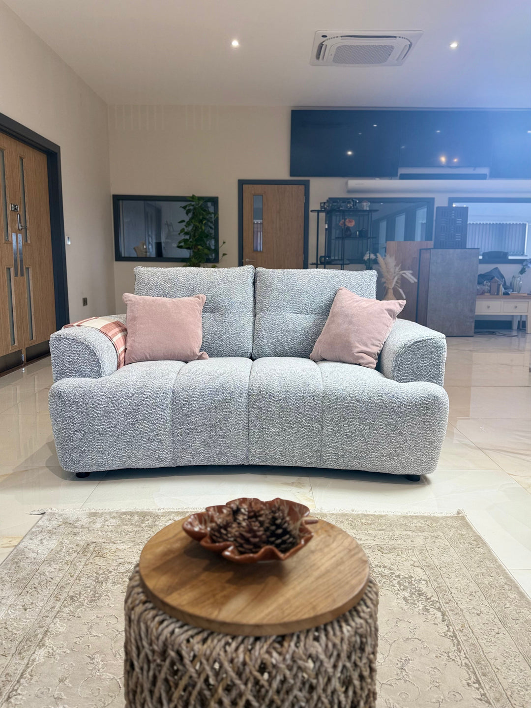 Cordova Sofa Grey 2 Seater