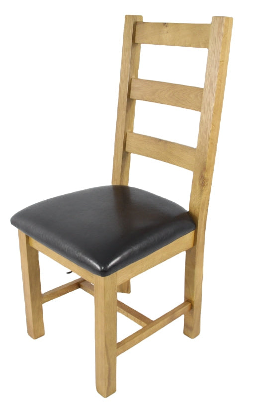Torino Ladder Back Oak Chair (KD)