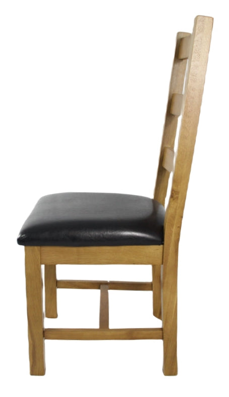 Torino Ladder Back Oak Chair (KD)