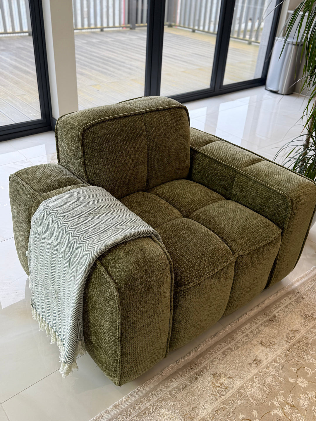 Paris Sofa Olive Armchair