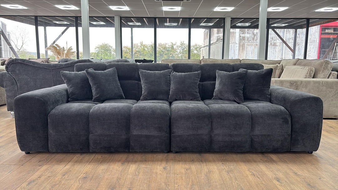 Jacob Sofa Black 4 Seater