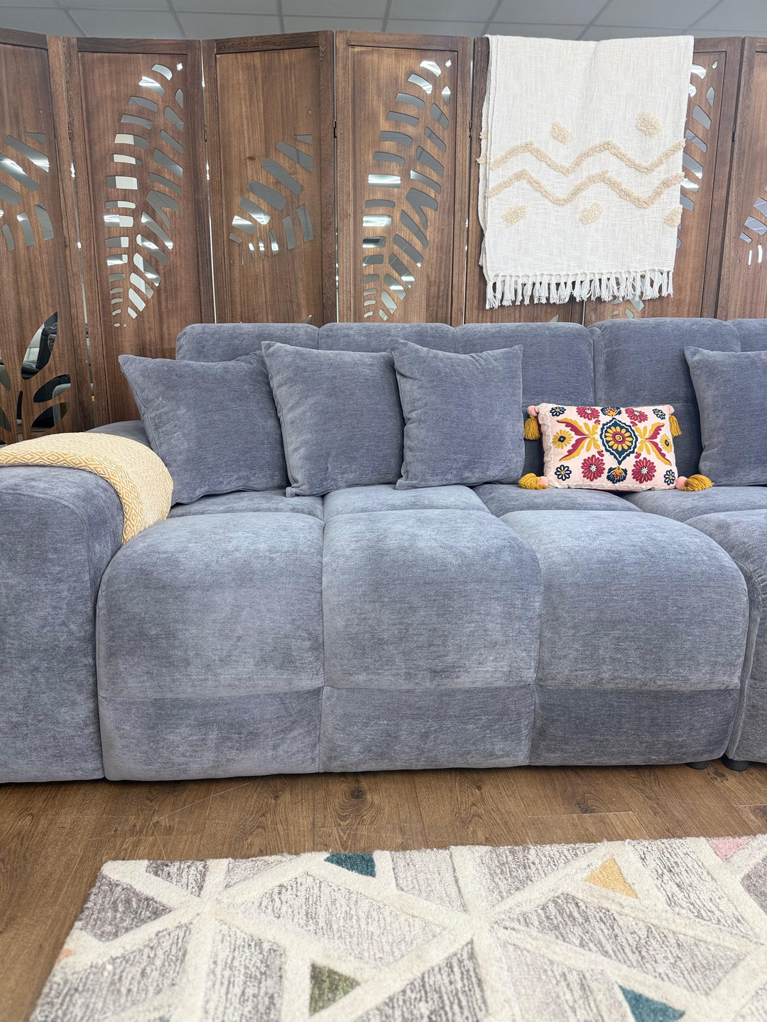 Jacob Sofa Grey 4 Seater