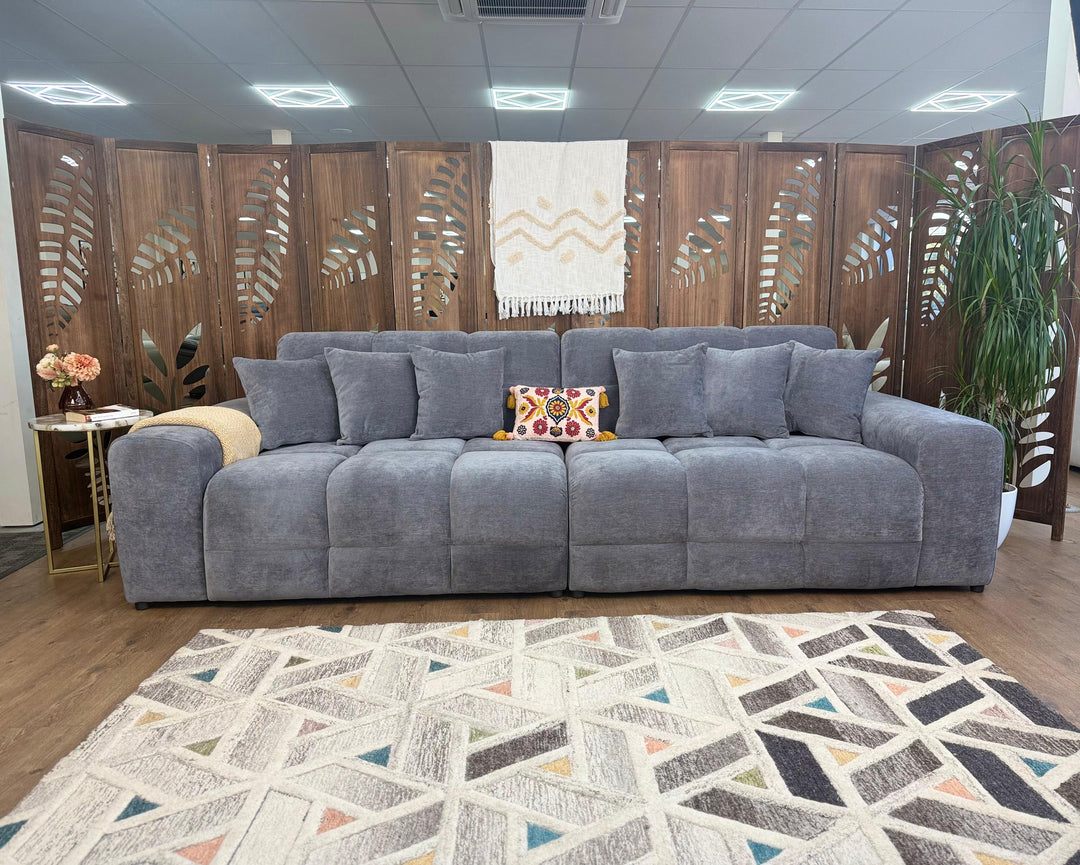 Jacob Sofa Grey 4 Seater