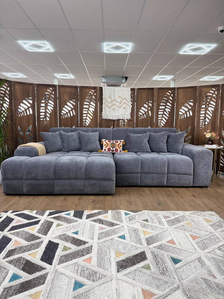 Jacob Sofa Grey Left Hand Facing Corner