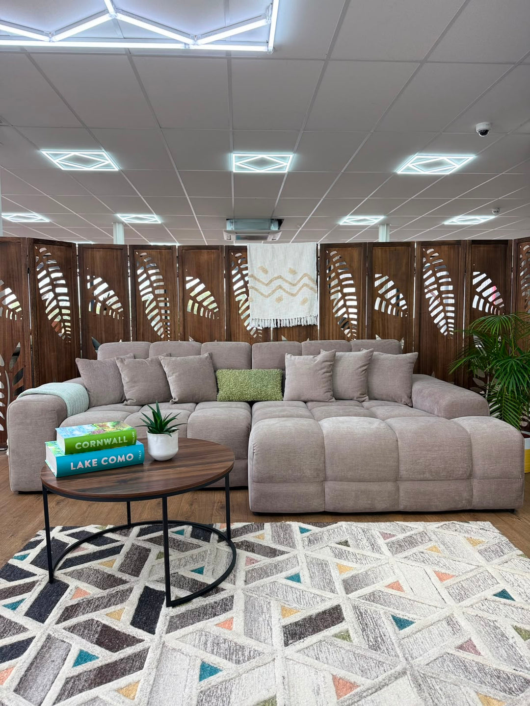 Jacob Sofa Latte Right Hand Facing Corner
