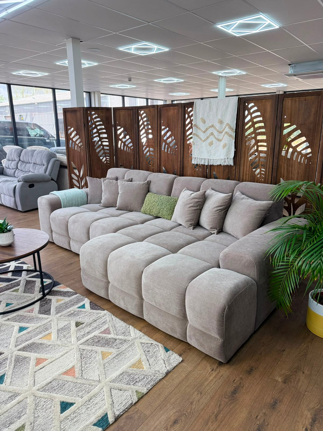 Jacob Sofa Latte Right Hand Facing Corner