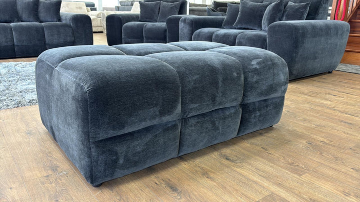 Jacob Sofa Black Footstool