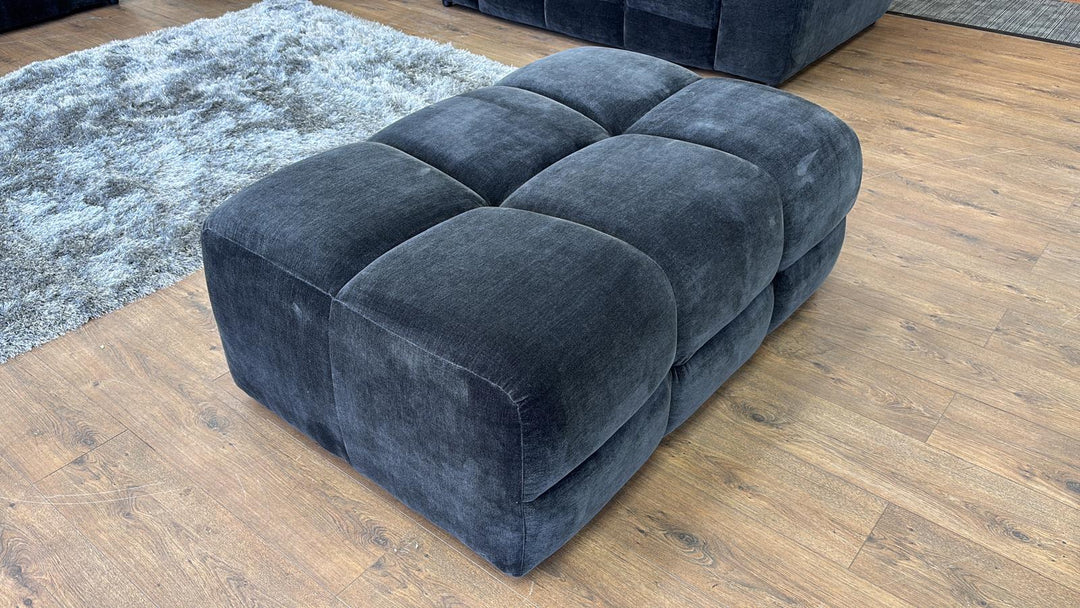 Jacob Sofa Black Footstool