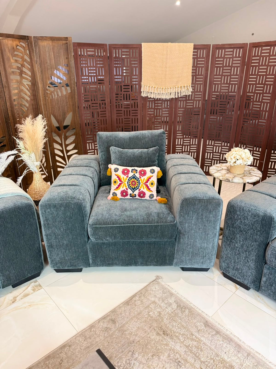 Laguna Sofa Grey Armchair