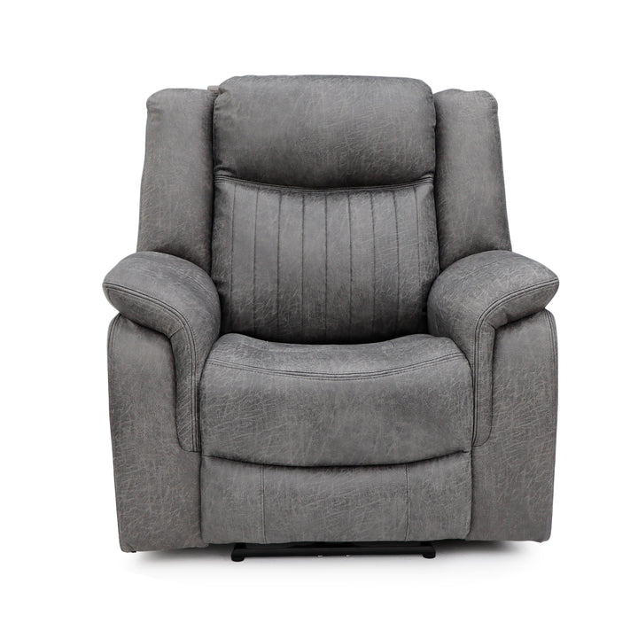 Leon Electric Recliner Sofa Grey Armchair
