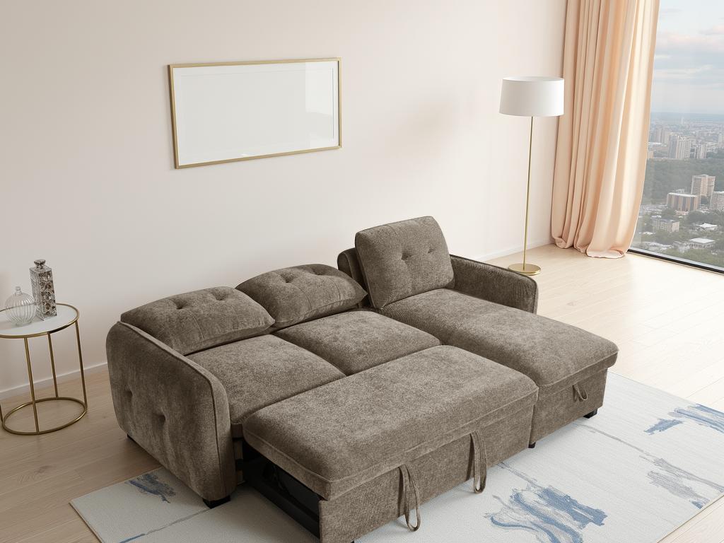 Moscow Sofabed Brown Universal Corner