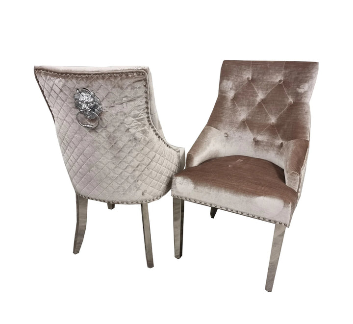  Majestic Chairs Beige Lion knocker set