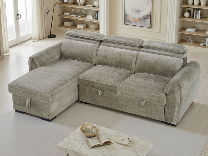 Montrose Sofabed Mushroom Universal Corner