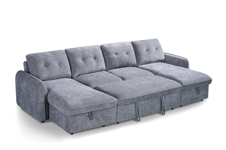 Moscow Sofabed Grey U Shape Corner