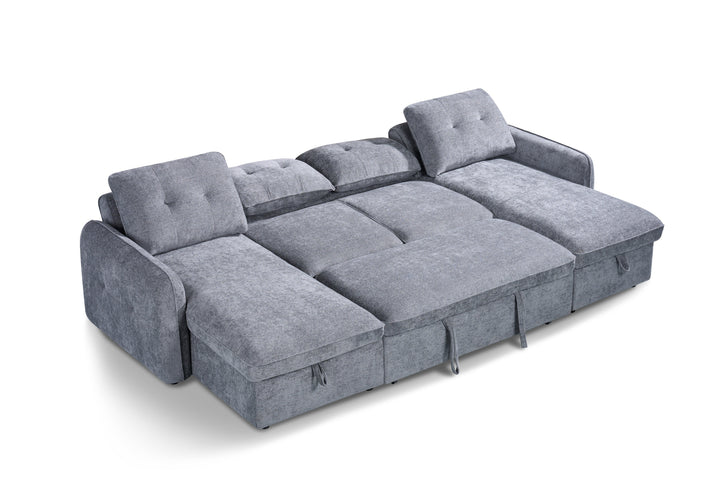 Moscow Sofabed Grey U Shape Corner