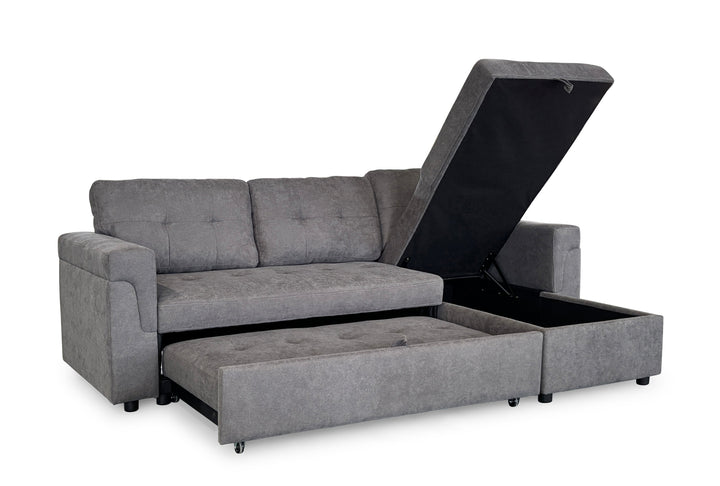 Omniya Sofabed Grey Universal Corner