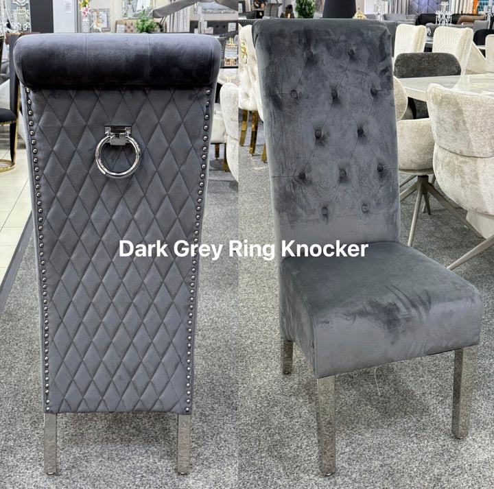 Dark Grey chair 
Ring Knocker chair 
Dark Grey chair 