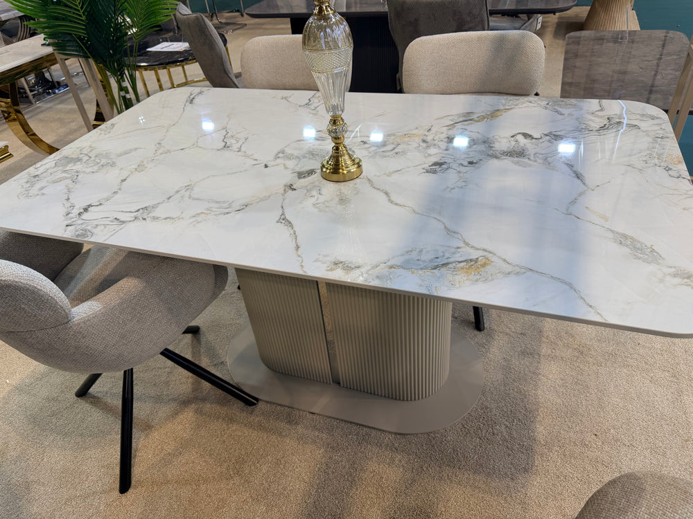 Sydney Cream Ceramic Dining Table 
Avorio Dining Table
Lena Dining Table 
Ceramic Table 
