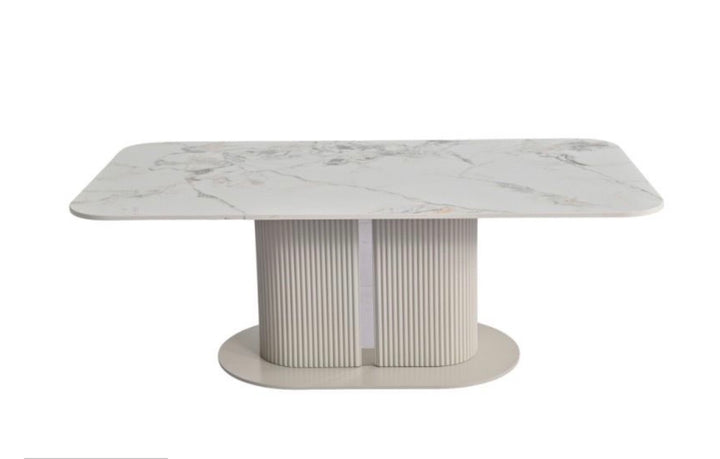 Sydney Cream Ceramic Table 
Lena Dining Table 
Avorio  Dining Table
Pedestal Dining Table 
Ceramic Top 