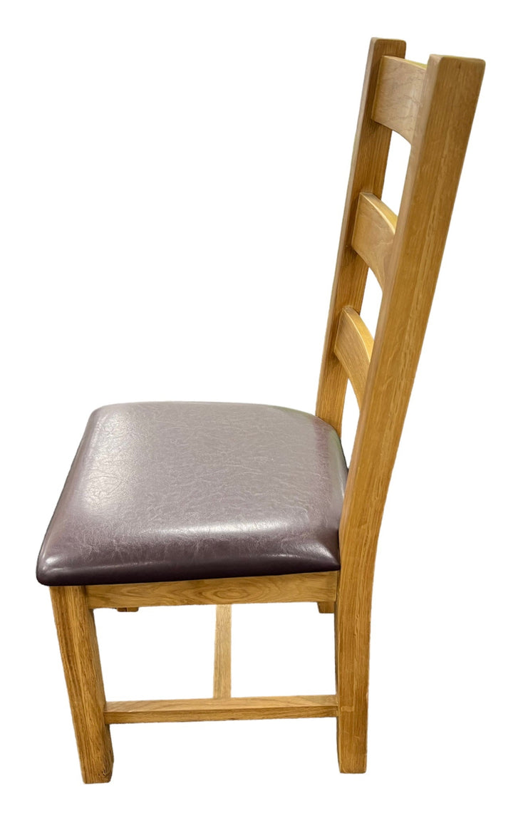 Torino Ladder Back Oak Chair (KD)