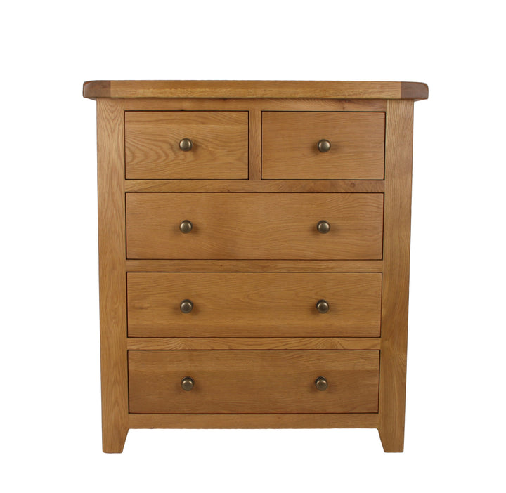 Torino 2+3 Oak Drawer Chest