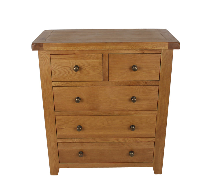 Torino 2+3 Oak Drawer Chest