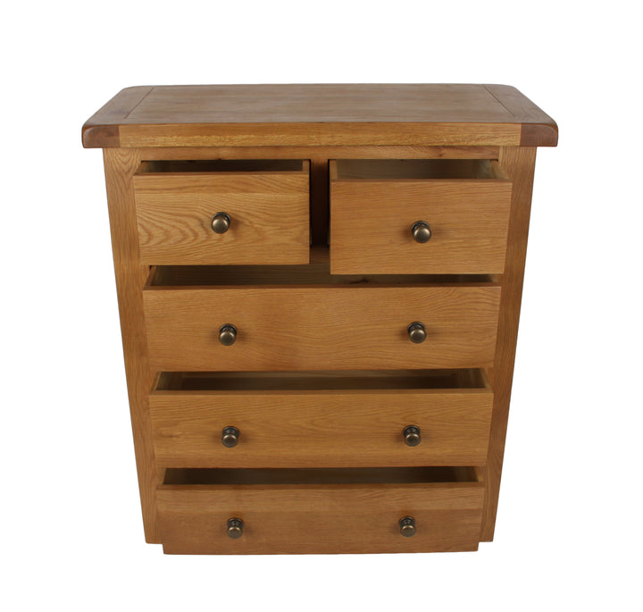 Torino 2+3 Oak Drawer Chest
