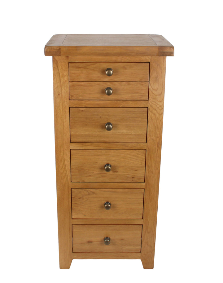 Torino 5 Oak Drawer chest