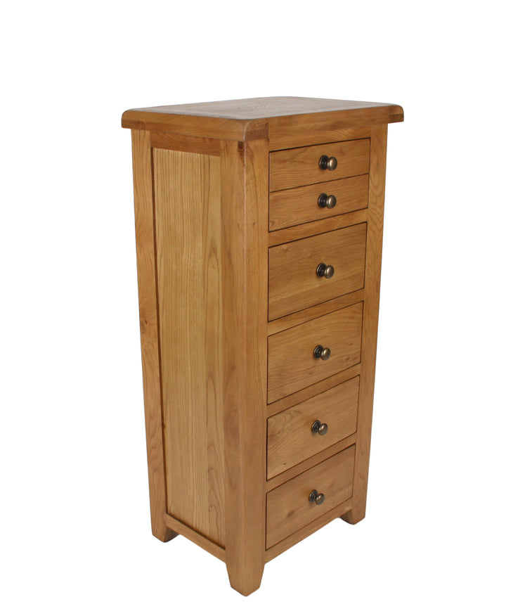 Torino 5 Oak Drawer chest