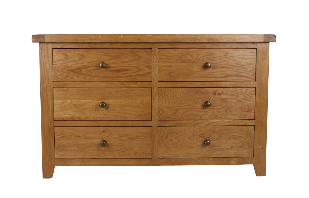 Torino 6 oak Drawer Chest