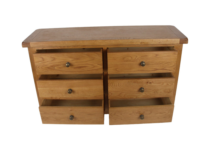Torino 6 oak Drawer Chest