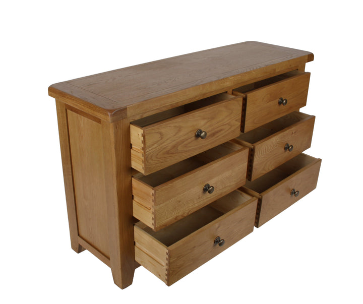 Torino 6 oak Drawer Chest