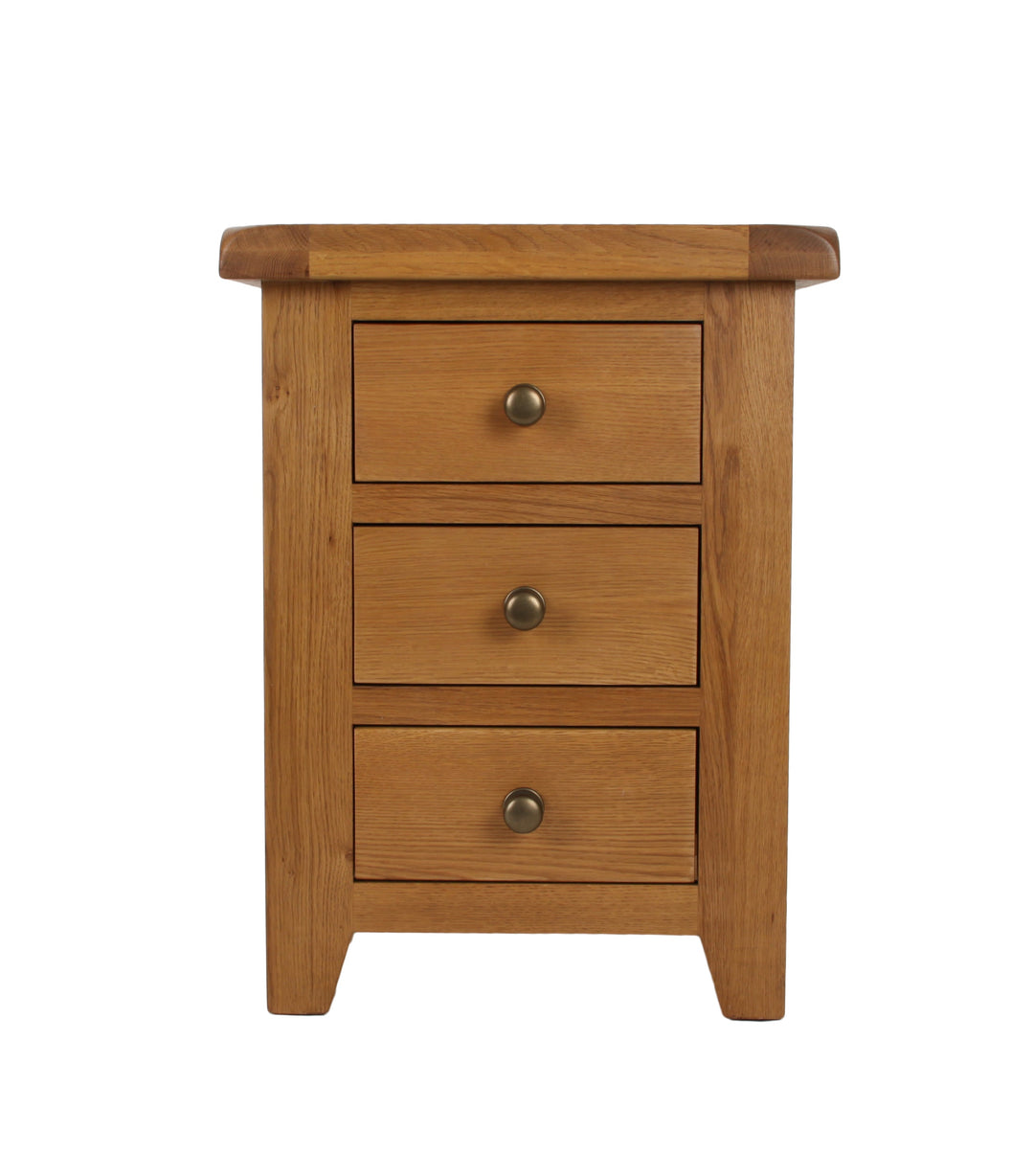 Torino oak Three Bedside  Drawer