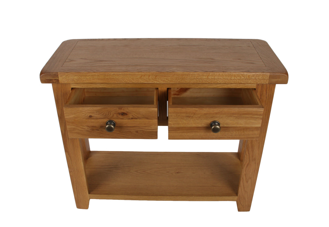 Torino oak Console Table