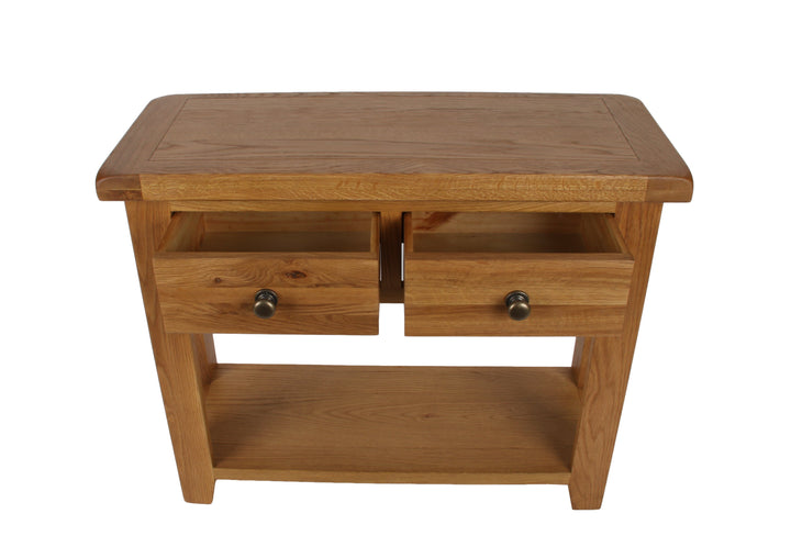 Torino oak Console Table