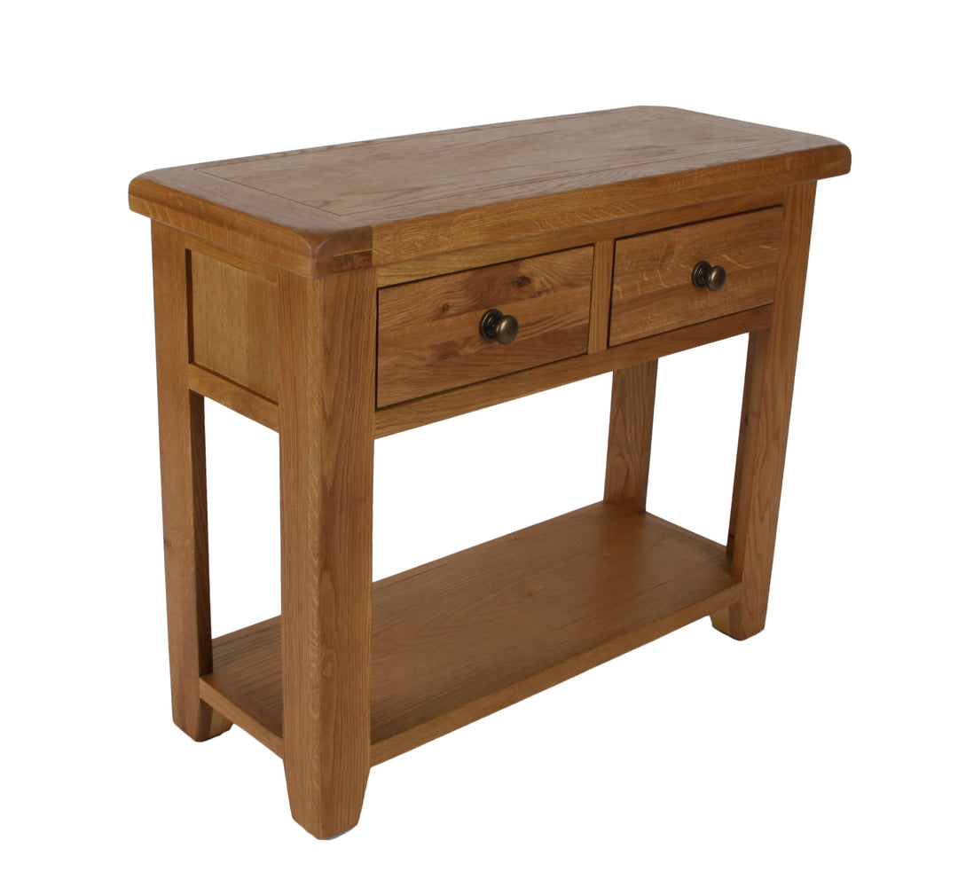 Torino oak Console Table