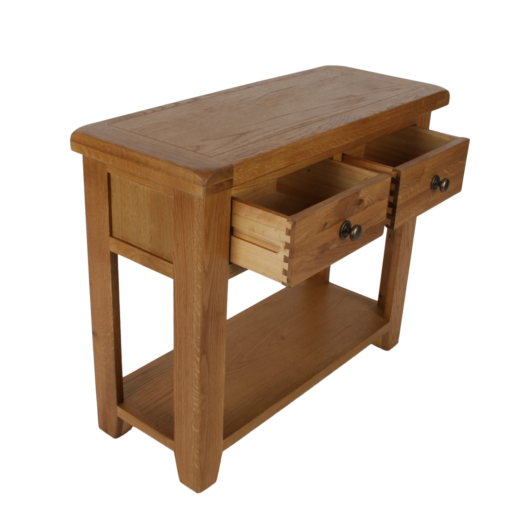 Torino oak Console Table