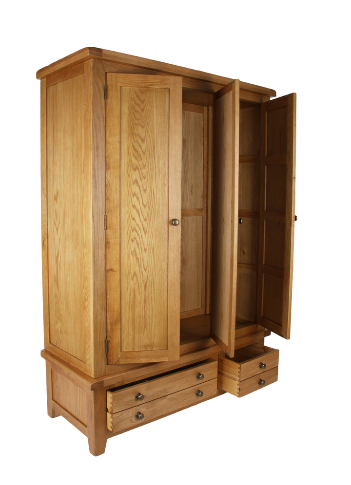 Torino Large oak Wardrobe